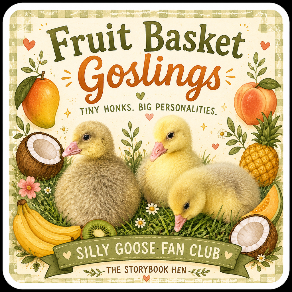 Mango & Coconut plus the fruit basket goslings fan club stickers